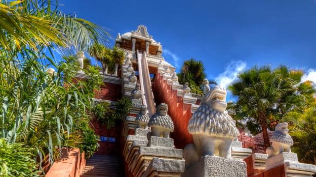 Сиам Парк -это самый большой водный парк в Европе. Siam Park, Тенерифе. Канарские острова. смотреть онлайн