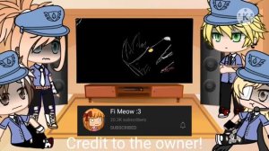 Police react to Afton family meme || ORIGINAL || Given Idea || CHECK DESC || •Hinata Kiyoshi•