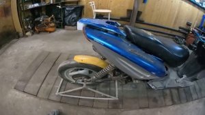 скутер с двигателем от мотоцикла