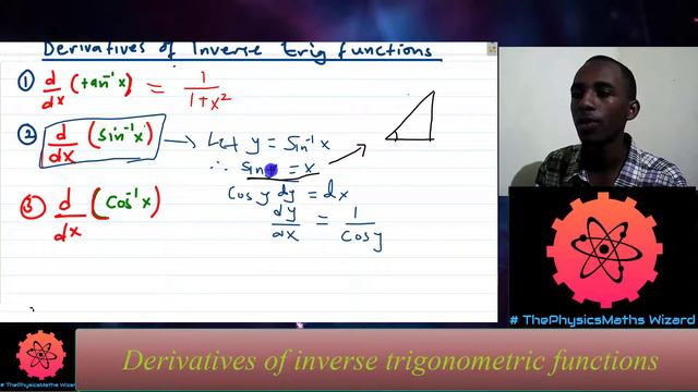 Derivatives of inverse trigonometric functions, arctan(x), arcsin(x) and arccos(x) смотреть онлайн