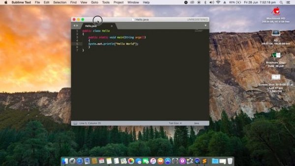 How to RUN JAVA program in Mac OS Terminal (CMD) .