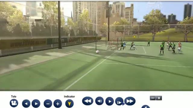 Fifa 08 GOOOOOL din corner :) смотреть онлайн