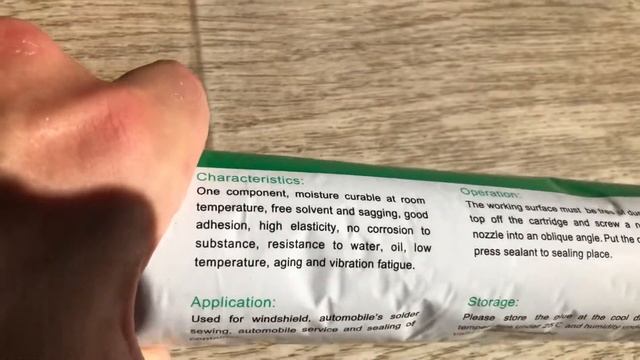 Полиуретановый герметик для вклеивания автомобильного стекла XYG sealant, 600 мл, чёрный смотреть онлайн