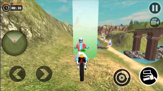Uphill Offroad Motorbike Rider #13 - 3D Motorcycle Racing Games | Android Gameplay смотреть онлайн