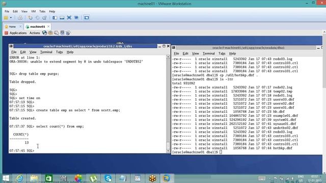 Oracle DBA Tutorials for Beginners - Part 7 смотреть онлайн