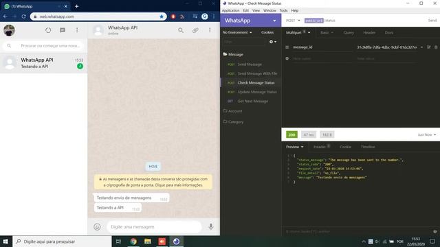 WhatsApp API (RestFul) - Send messages, images and Files! смотреть онлайн