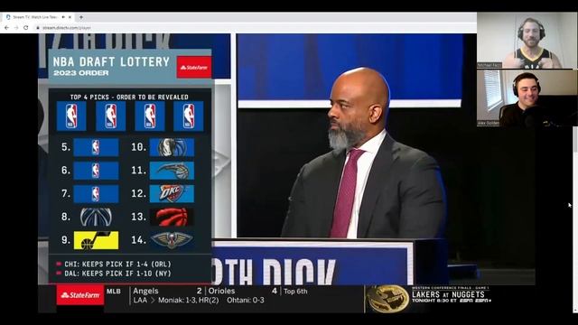 Live 2023 NBA Draft Lottery Reaction смотреть онлайн