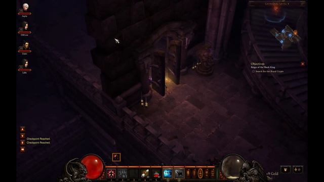 Diablo 3 - Monk Playthrough Last Beta Quest - Multiplayer (Skeleton King Run) смотреть онлайн