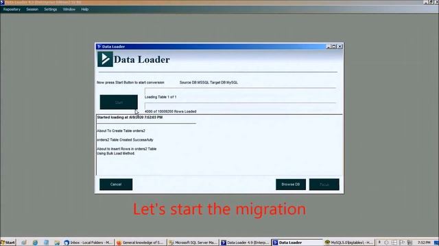 Migrating a table with 10 Million rows from MS SQL Server to MySQL смотреть онлайн