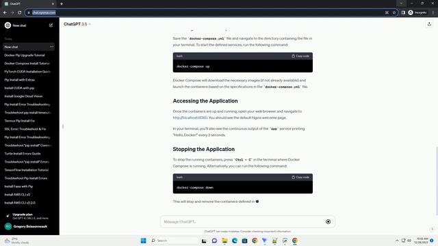 pip install docker compose up смотреть онлайн