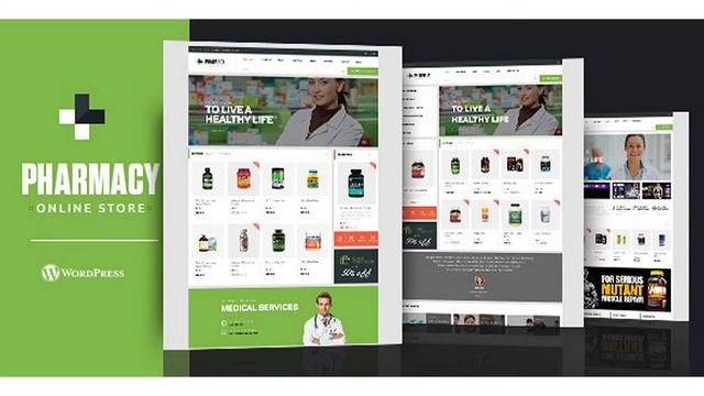 Pharmacy WooCommerce WordPress Responsive Theme | Themeforest Website Templates and Themes смотреть онлайн