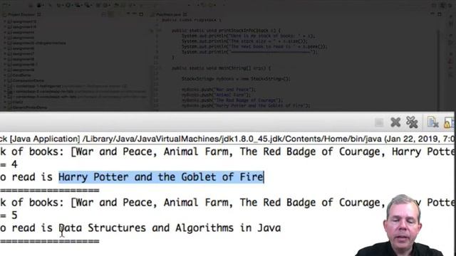 Java collections 05 stacks смотреть онлайн