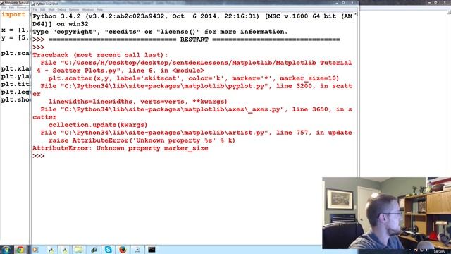 Matplotlib Tutorial 4 - Scatter Plots смотреть онлайн
