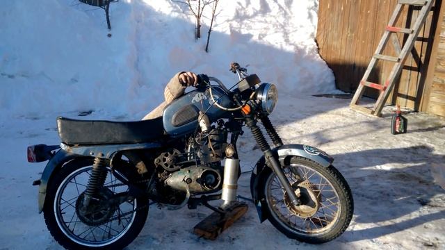 Восход 3м с двигателем Иж 49 и жидкостным охлаждением, работа и первая поездка смотреть онлайн