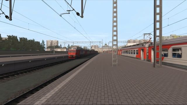 Отправление электропоезда Санкт-Петербург — Зеленогорск с Финляндского вокзала | Trainz 19 смотреть онлайн