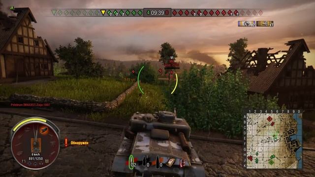 World of Tanks ps4 нагиб на ат 7 смотреть онлайн