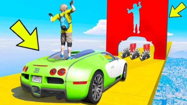 НОВОЕ ШОУ! ПАРНЫЙ СКИЛЛ-ТЕСТ НА ЧИТ ТАЧКАХ В ГТА 5! КООПЕРАТИВНЫЙ ПАРКУР В GTA 5 ONLINE