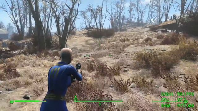 GeForce GTX 1060 -- Intel Celeron G3900 -- Fallout 4 FPS Test смотреть онлайн