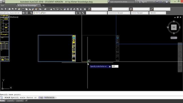 Page setup in AutoCAD ( A0, A1, A2, A3, A4) by Khmer Knowledge смотреть онлайн