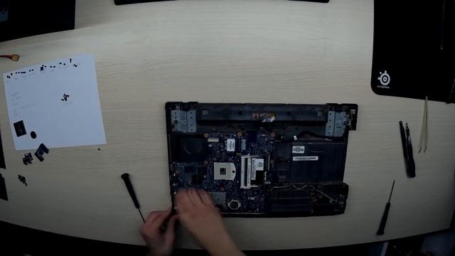 HP ProBook 4720s Motherboard Replacement Timelapse смотреть онлайн