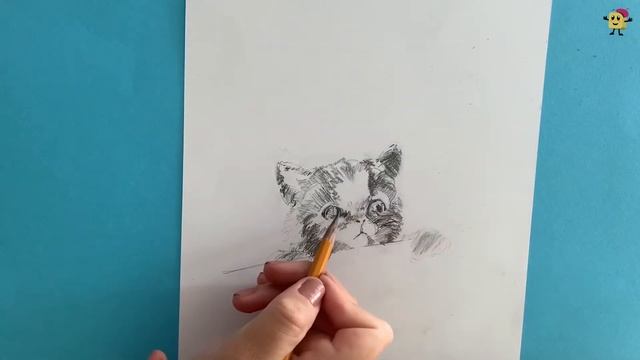 Zeichnen lernen. Katze. Рисуем вместе. Котёнок. смотреть онлайн