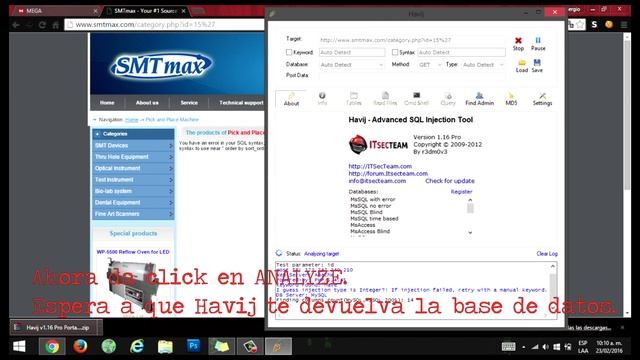 SQL INJECTION Havij v1.16 Pro +DESCARGA 2016 смотреть онлайн