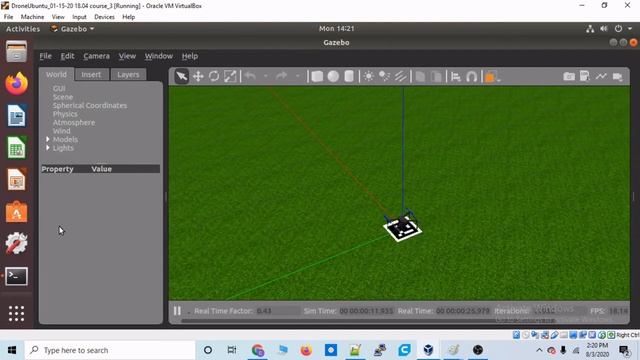 Simulate a Camera on a Drone with Gazebo смотреть онлайн