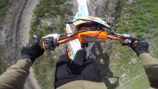 ТЕСТ ДРАЙВ GEON TERRAX 250 - Пушка гонка смотреть онлайн