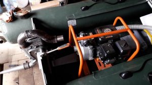 Мото помпа в место водомета.