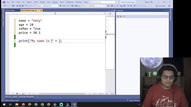learn python part 3 - variable and str converter смотреть онлайн