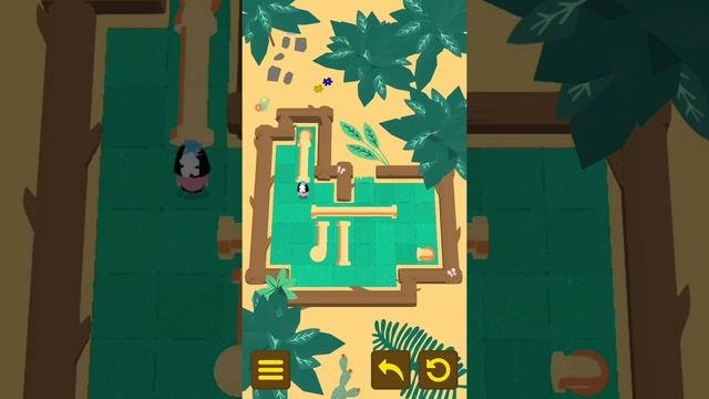 Pipe Push Paradise. Level 15 - Pool Cue. Walkthrough.