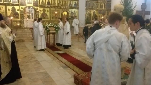 Рождество Христово в Бибирево. Всенощное Богослужение 07.01.2020. Храм прп. Сергия Радонежского. смотреть онлайн