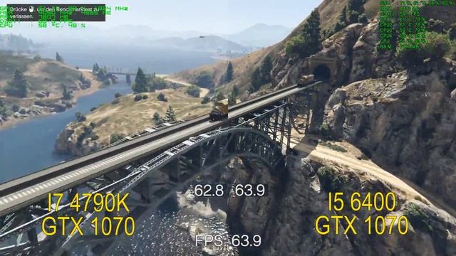 Grand Theft Auto 5 | I5 6400 vs I7 4790K Comparison | GTX 1070 | Ultra Setting смотреть онлайн