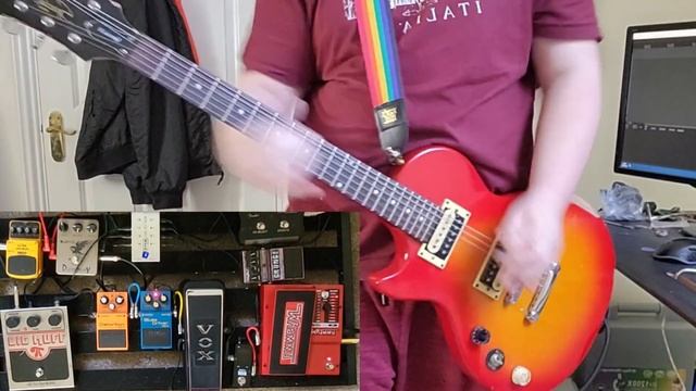 Muse - Map Of The Problematique (Guitar cover with Whammy MIDI Files) смотреть онлайн