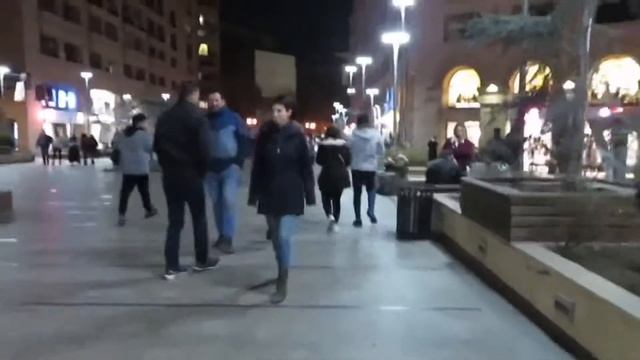 ARMENIA TOUR: Exploring  North Avenue And Republic Square At Night #Kentron #Yerevan #Armenia