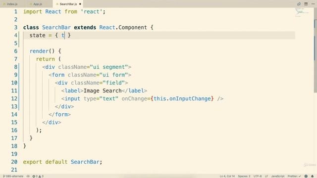 7.8 Uncontrolled vs Controlled Elements | Modern React with Redux [2019 Update] смотреть онлайн