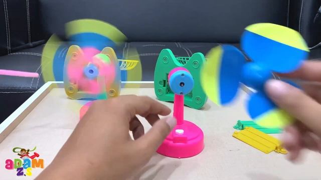 Mini Fan Toys | Kids Fan | Color Fan смотреть онлайн