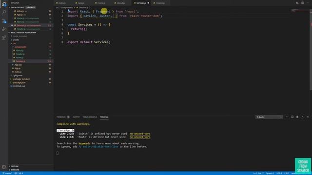 ReactJS Navigation with React Router смотреть онлайн