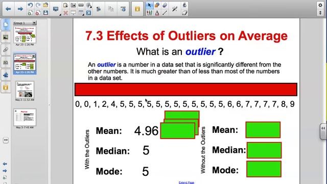 7.3 - The Effects of Outliers on Average смотреть онлайн