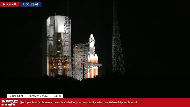 Delta IV Heavy Launched the NROL-68 for the National Reconnaissance Office смотреть онлайн