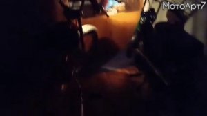 Как светил мопед Рига-13. Д8м и лампочки