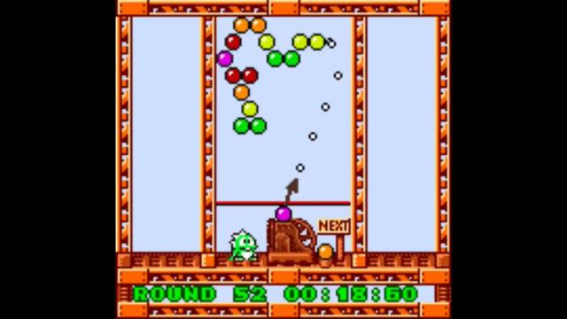 Puzzle Bobble Mini: Puzzle [Round 52] (Neo Geo Pocket Color Emulated) смотреть онлайн