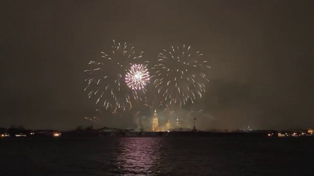 Питер. 07.01.2020. фейерверк. Фестиваль огня "Рождественская звезда" смотреть онлайн