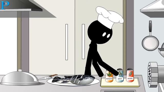 Stickman Kill The Cook :: A Angry Killing Video #13 смотреть онлайн