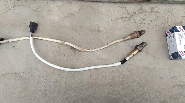 Проверка и замена датчика кислорода №2 ( лямбда-зонда). [Checking and replacing the oxygen sensor]