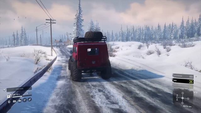 SNOWRUNNER / ON PS4 / #44 / DERRY DELIVERY / WHITE VALLEY Alaska GAMEPLAY. смотреть онлайн