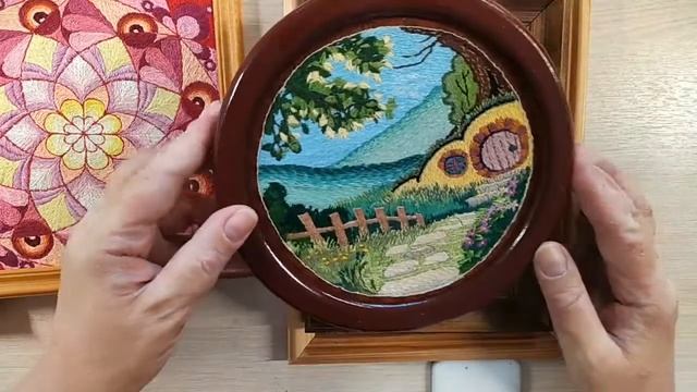 my new embroidery / мои вышивки гладью за 2021 год смотреть онлайн