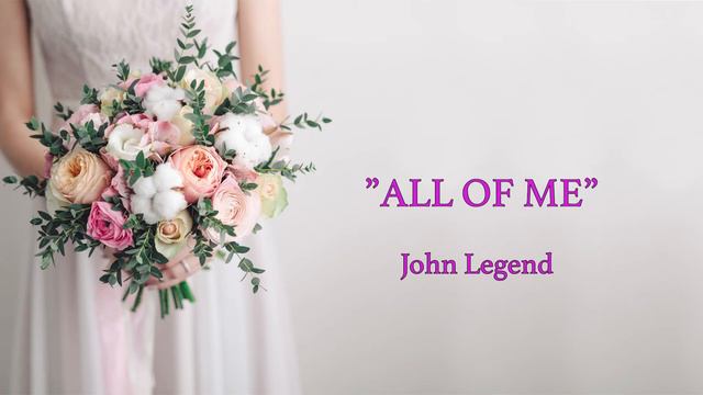 All Of Me Instrumental Looped For 3 Hours | Wedding Background Music смотреть онлайн