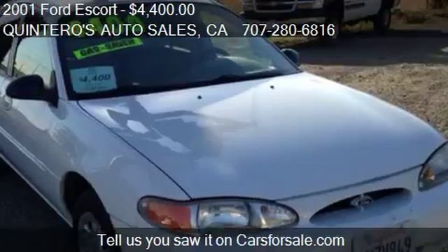 2001 Ford Escort Base 4dr STD Sedan for sale in VACAVILLE, C смотреть онлайн