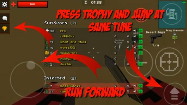 ?Pixel Strike 3D-How to do the trophy jump glitch смотреть онлайн